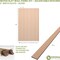 Ekena Millwork 94H x 3/8T Adjustable Wood Slat Wall Panel Kit w/ 3W Slats, Alder contains 15 Slats SWW60X94X0375AL - alternate 5